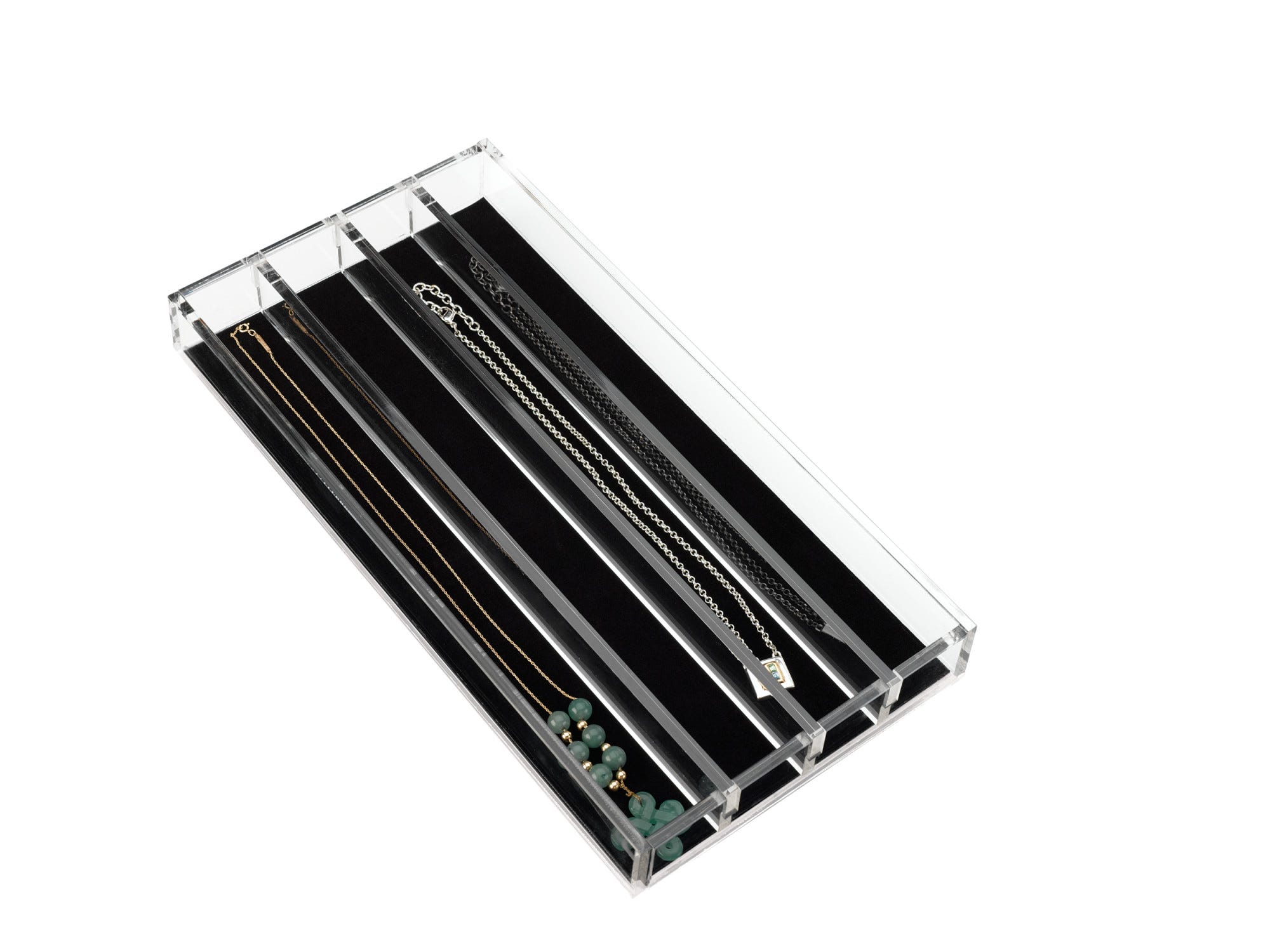 Acrylic Jewelry Organizer to use in Rev-A-Shelf® Closet Drawers in as shown