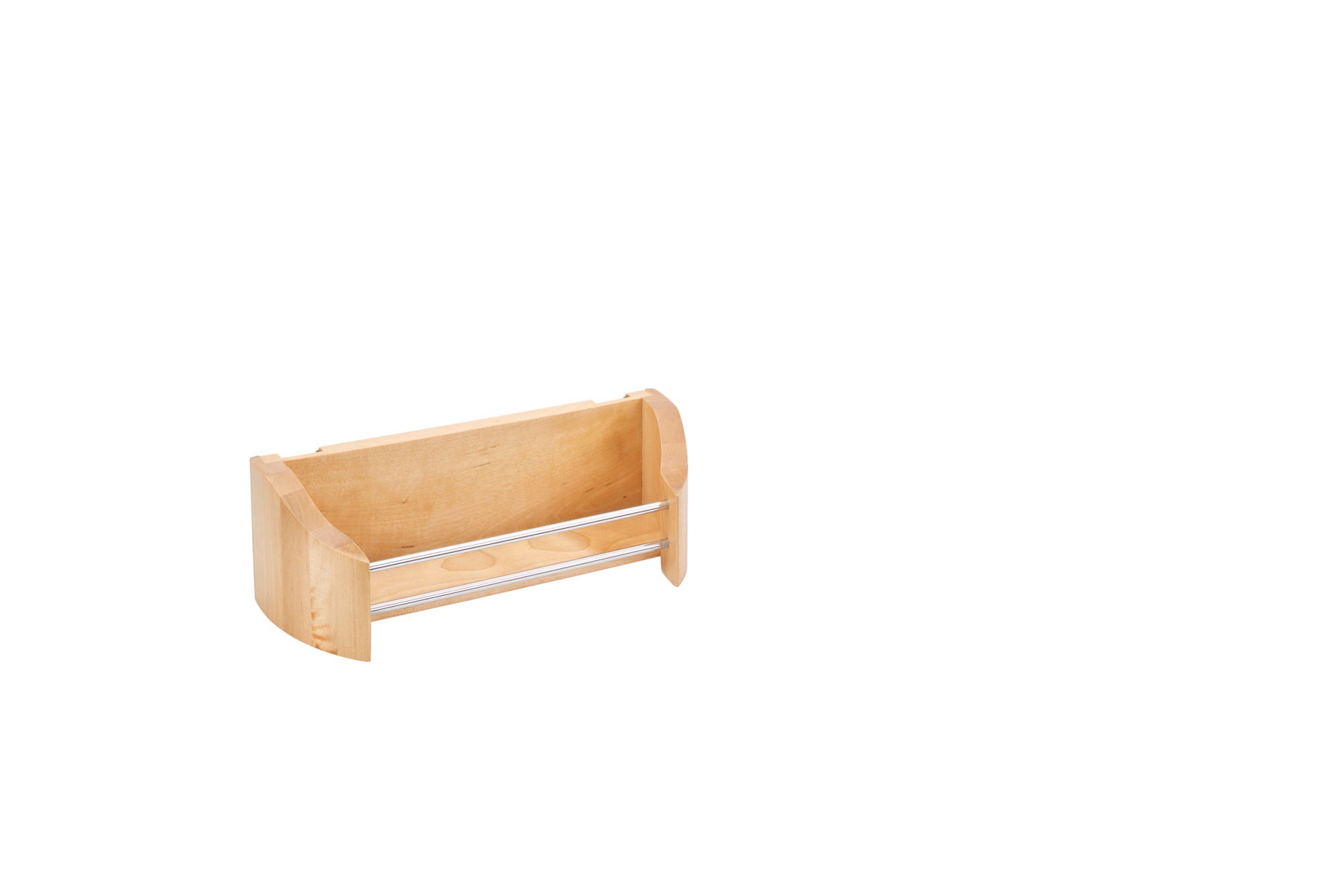 11" Single Cabinet Door Mount Wood Storage Tray