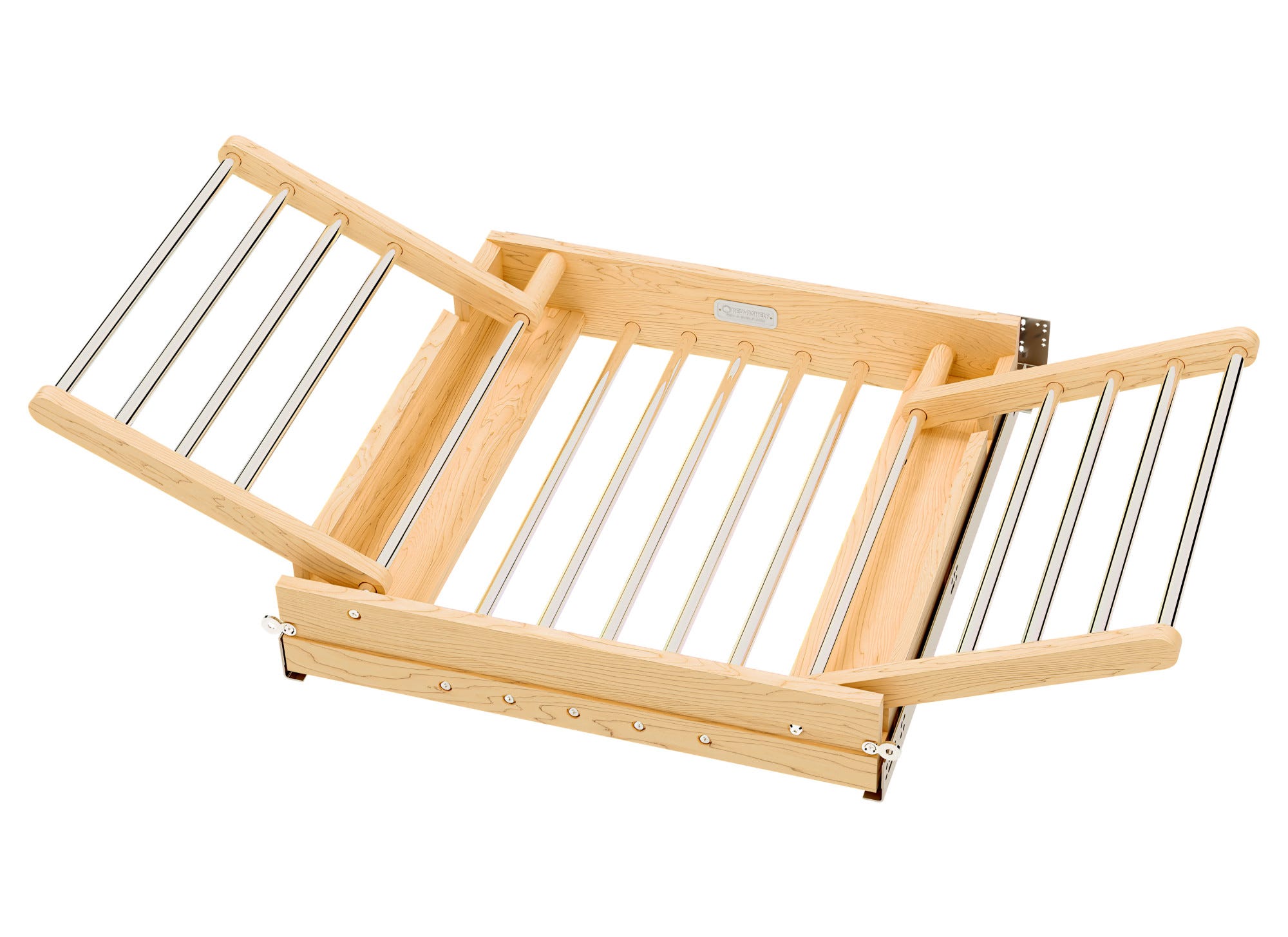 Wood Drying Rack w/ BLUM Soft-Close Slides