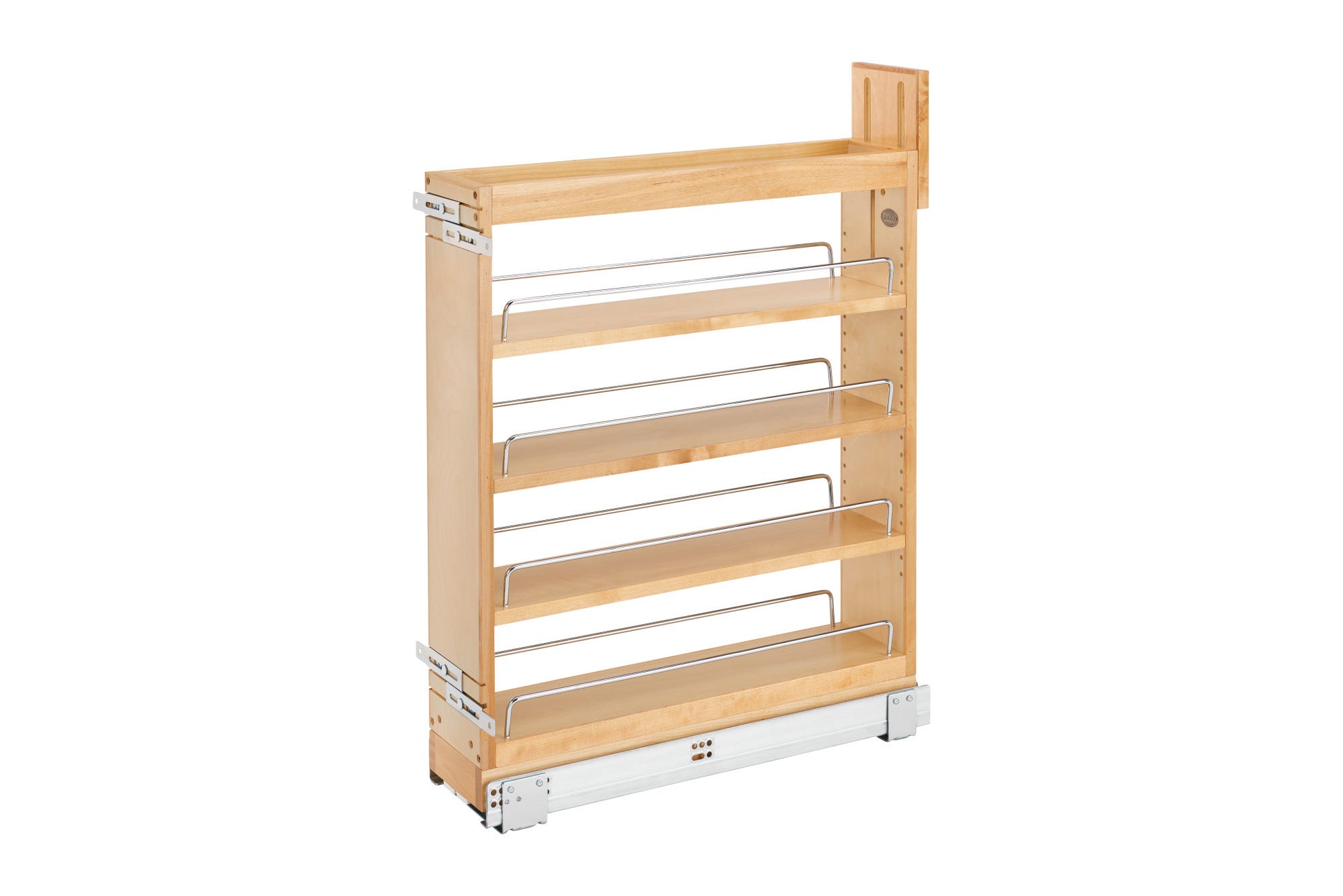 Maple Pullout Organizer w/ BLUM Soft-Close for 9" Base Cabinets