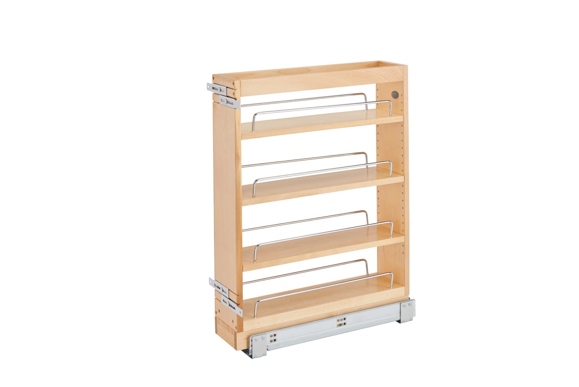 Maple Pullout Organizer w/ BLUM Soft-Close for 9" Vanity Base Cabinets