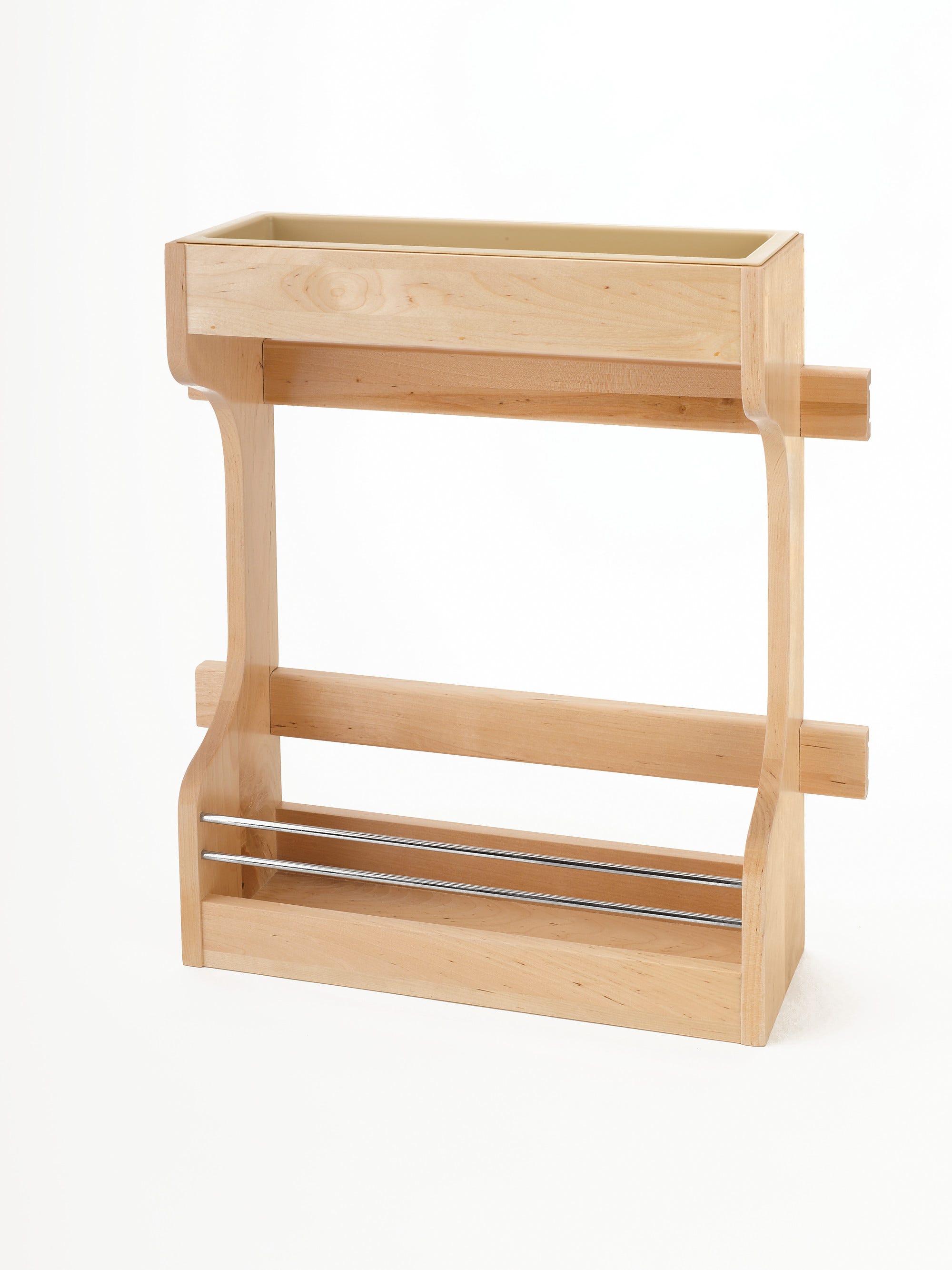 Wood Door Mount Sink Cabinet Organizer