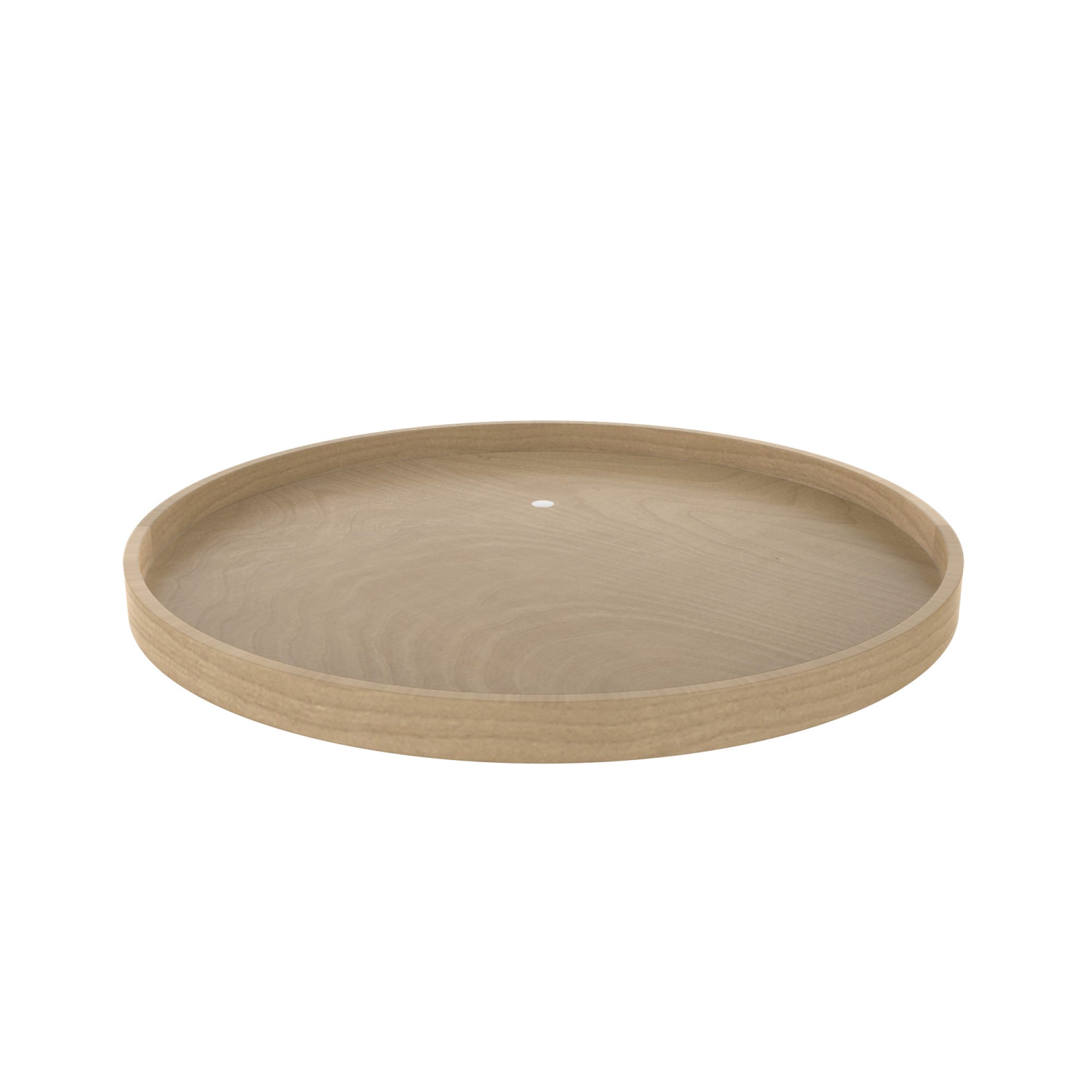 Banded Wood Full-Circle Lazy Susan for Corner Base Cabinets w/Swivel bearing
