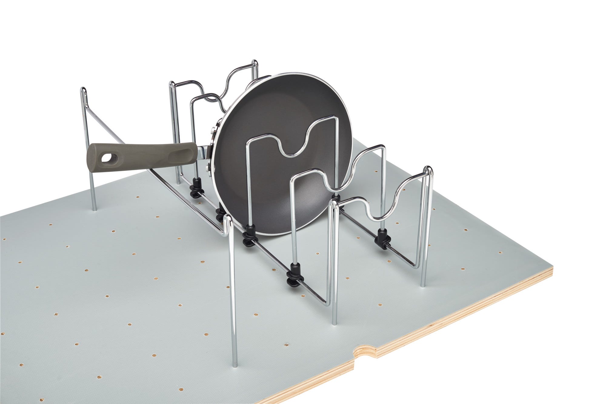 Drop-In Pot and Pan Organizer for Rev-A-Shelf® 4DPS Peg Boards, as shown