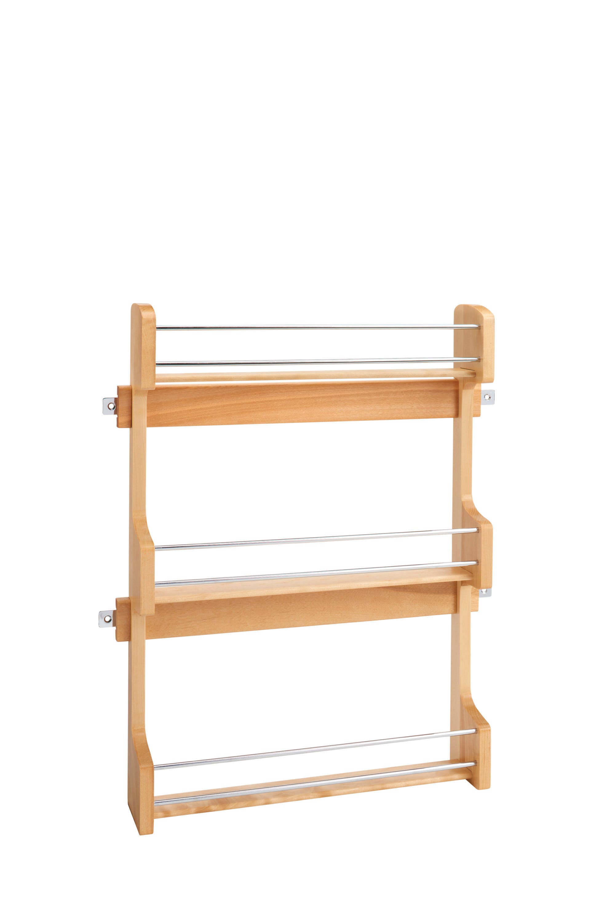 Wood Wall Cabinet Spice Rack Organizer