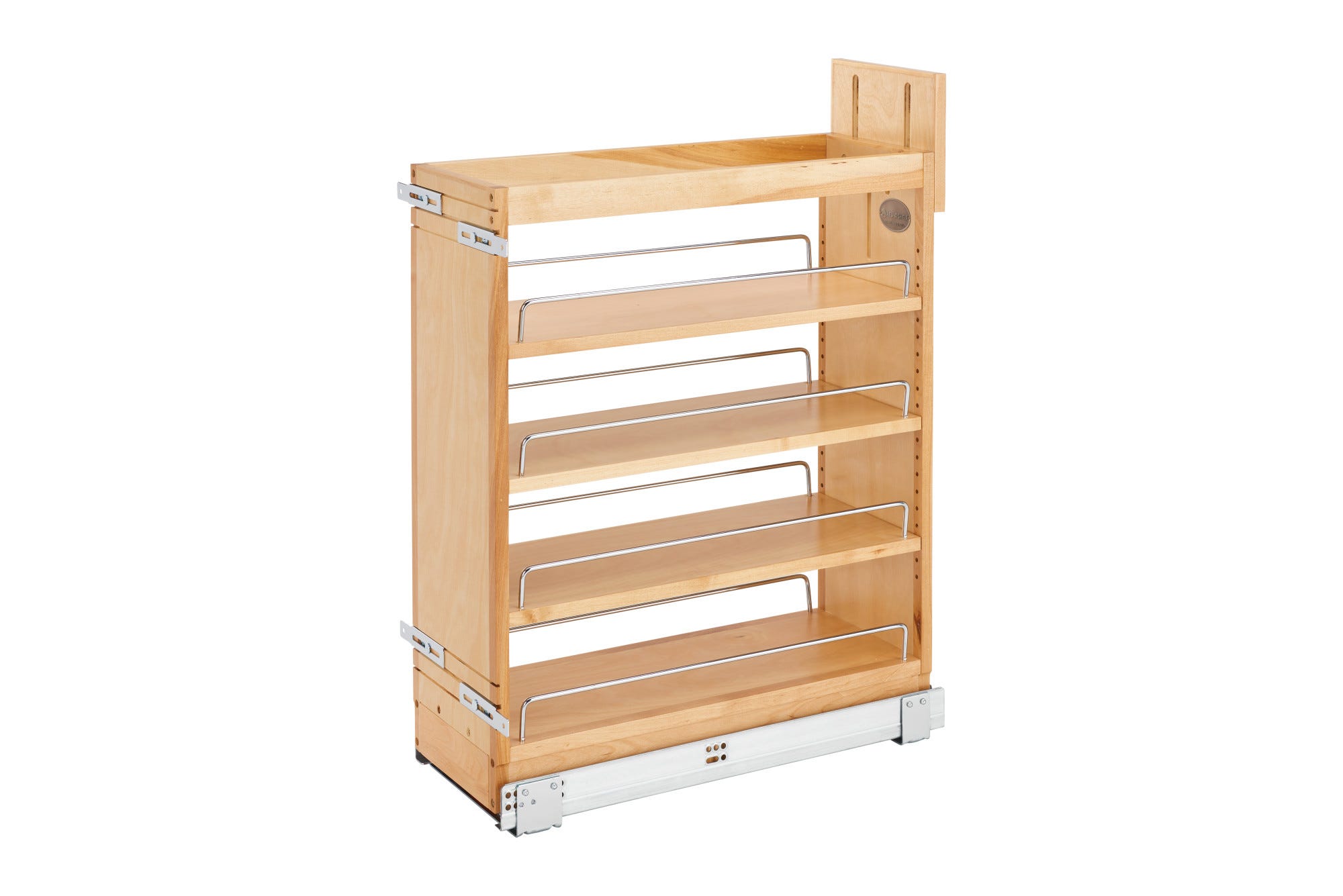 Maple Pullout Organizer w/ BLUM Soft-Close for 12" Base Cabinets