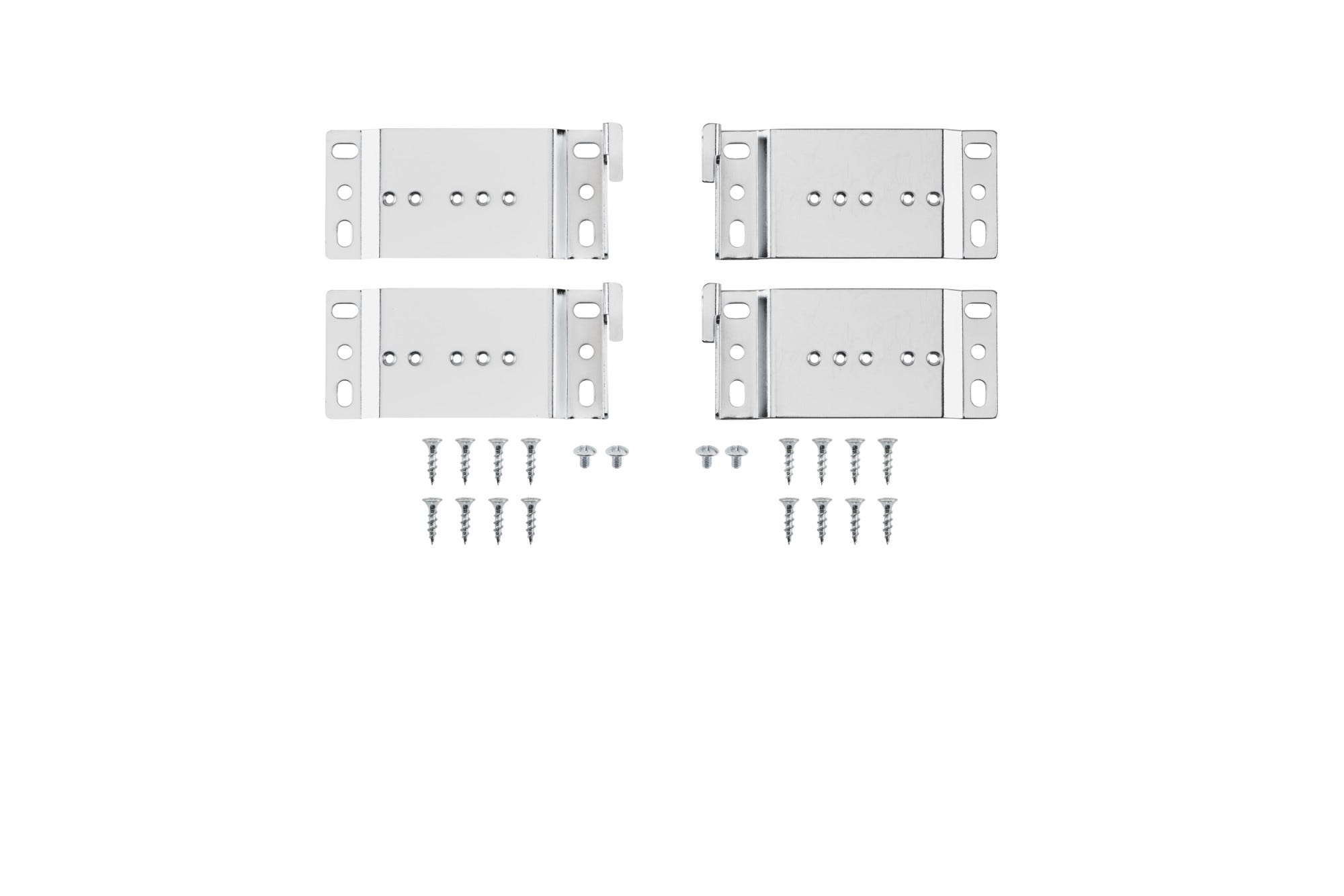 Door-Mount Extender Brackets for Rev-A-Shelf® 5349 Series Waste Containers, as shown