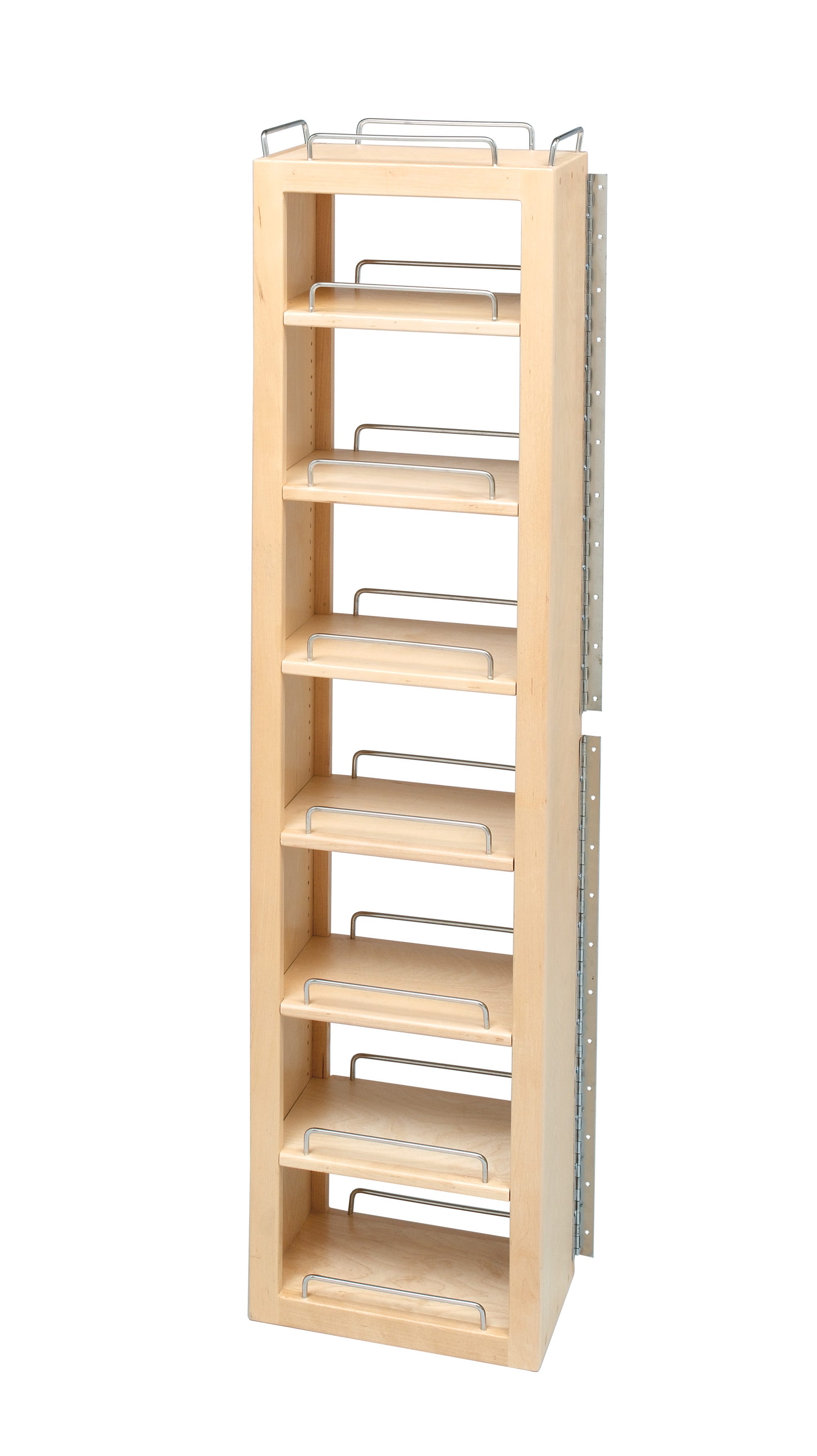 Wood Base Cabinet Swing Out Organizer, as shown