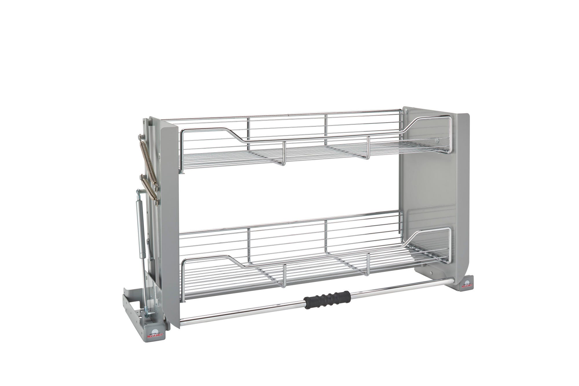 Pull-Down Organizer for Wall Cabinets