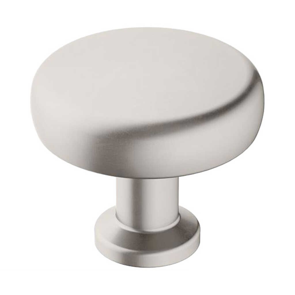 Factor knob, satin nickel