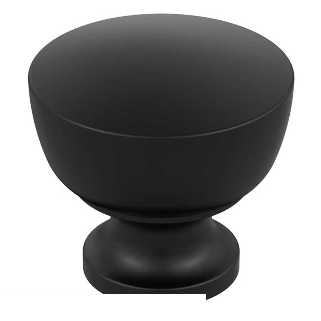 Chalice knob, matte black