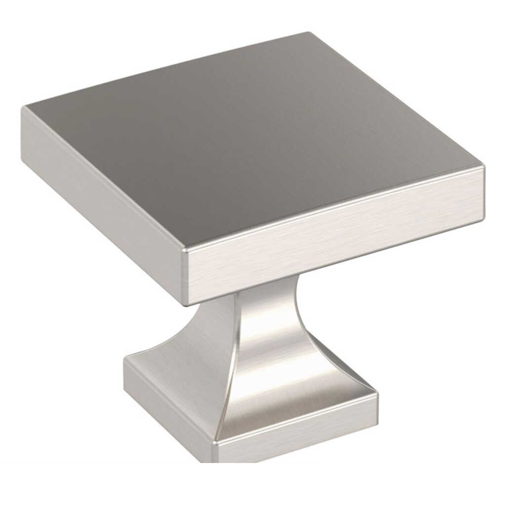 Pedestal knob, satin nickel