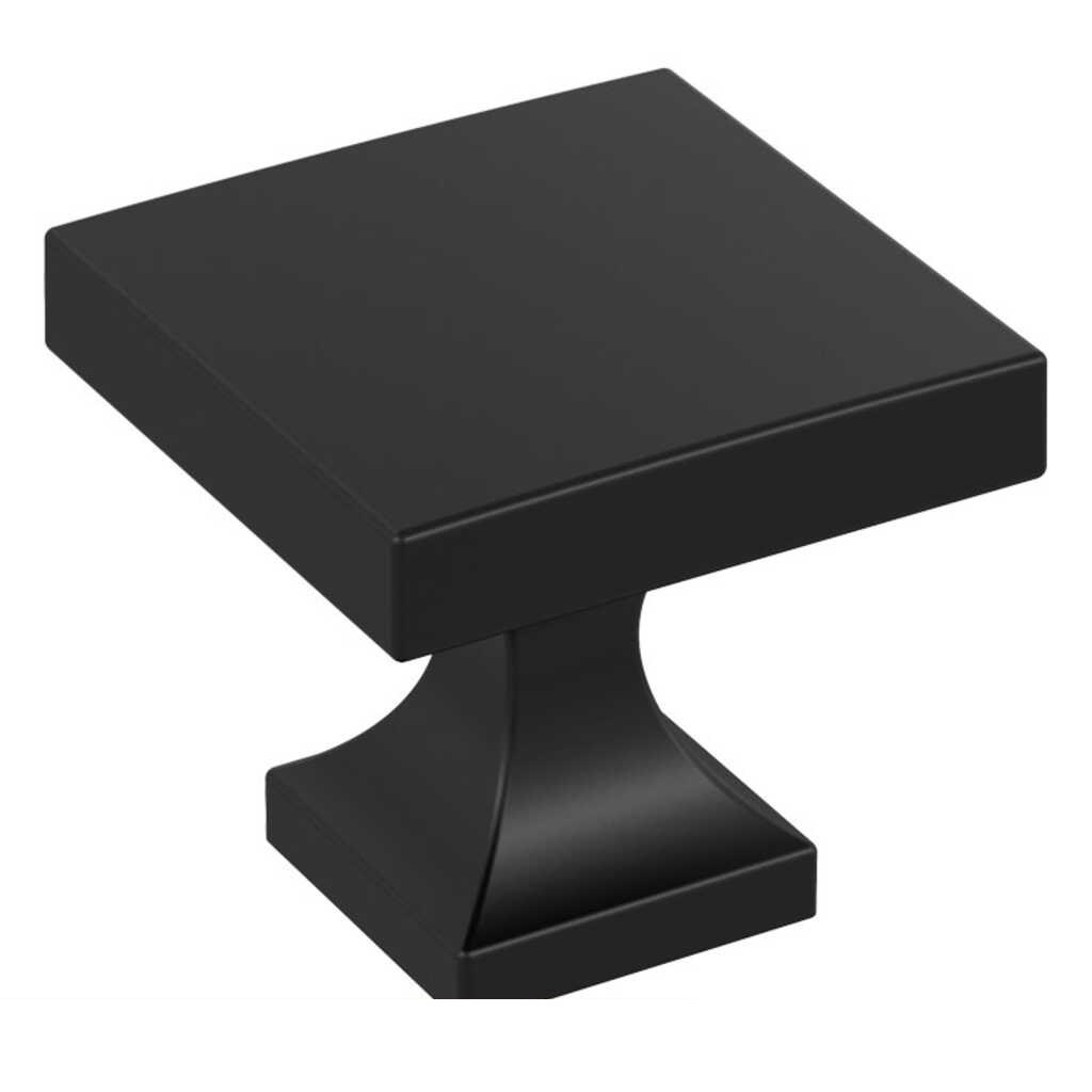 Pedestal knob, matte black