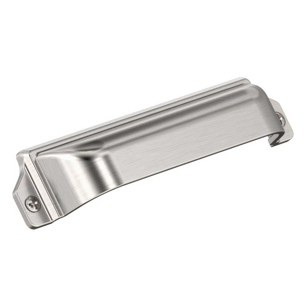 Haven cup pull, satin nickel