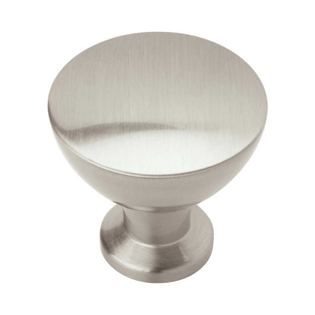 Grail knob, satin nickel