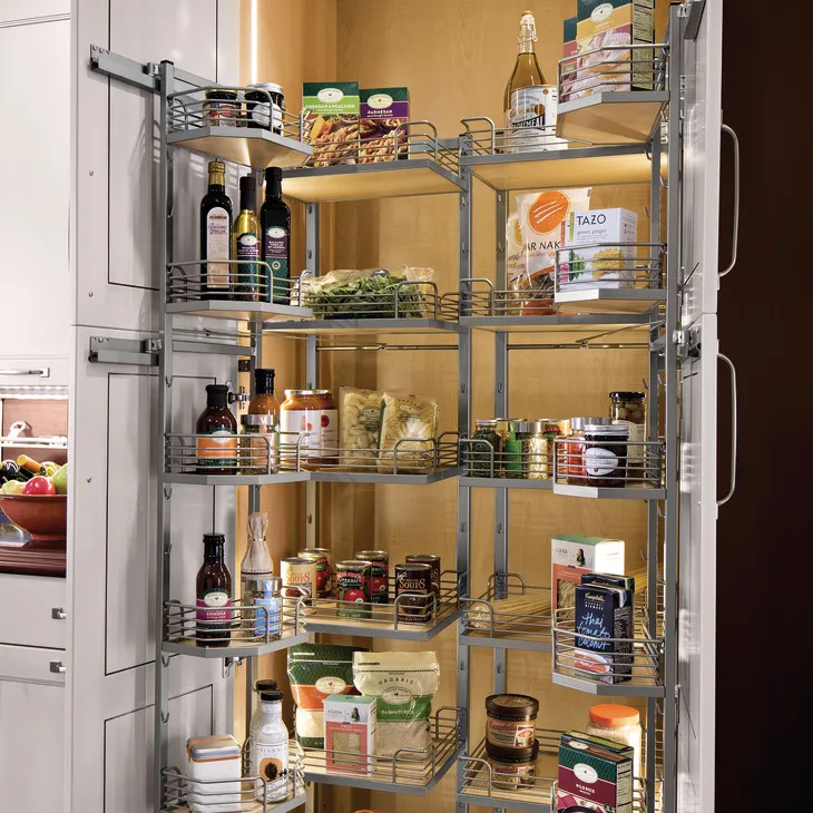 Tandem Pantry, Champagne, width 15", for 68" height