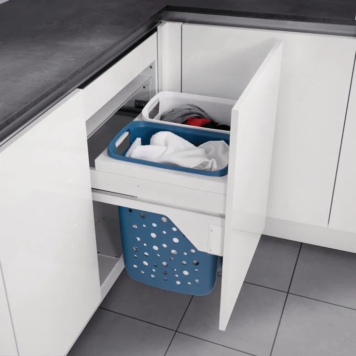 Laundry Hamper 60, with Full Extension, as shown