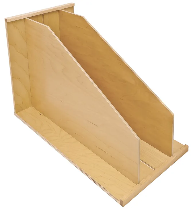 Tray Divider, Wooden Cabinet Accessory in as shown
