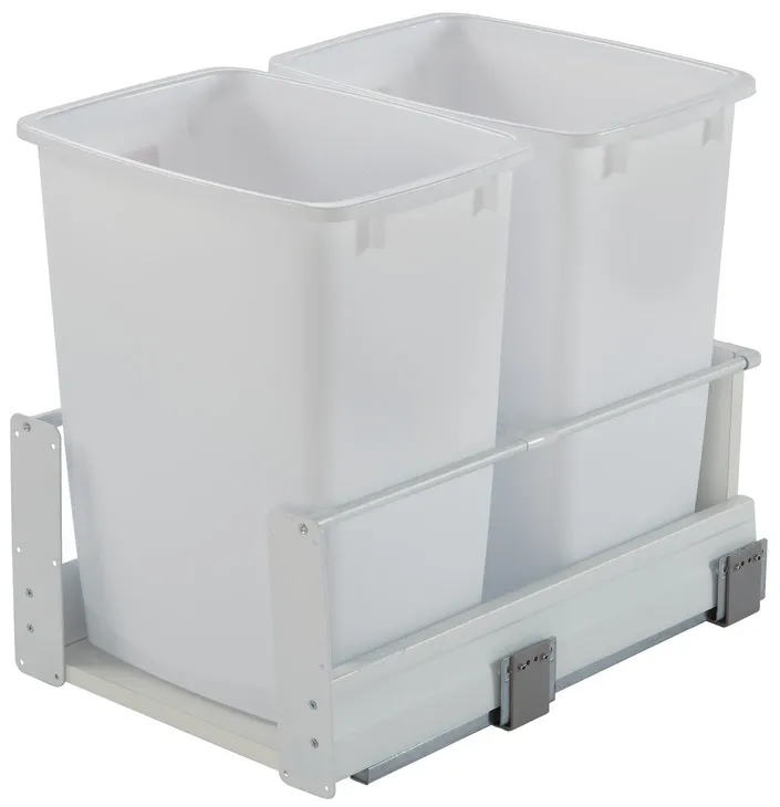 Waste Bin Pull-Out, Matrix, Double in as shown