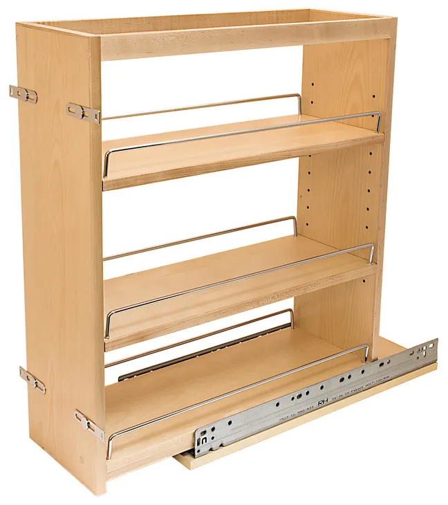 Base Cabinet Pull-Out, with Grass Elite Undermount Slides in as shown