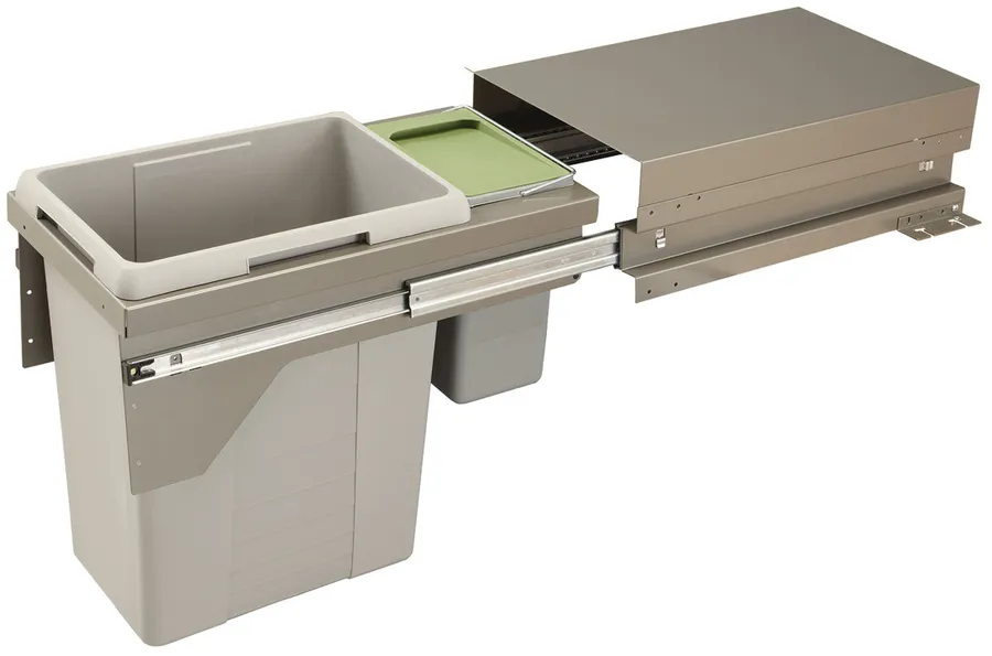 Waste Bin Pull-Out, US Cargo 15 in as shown