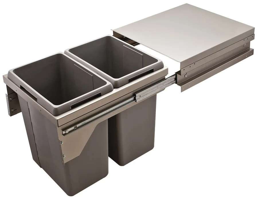 Waste Bin Pull-Out, US Cargo 21 in as shown