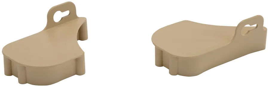 End Caps, for Cut-to-Size Tip-Out Tray, as shown