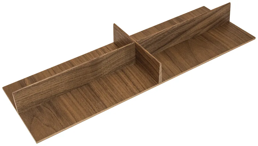 Cross Slot Divider, Walnut