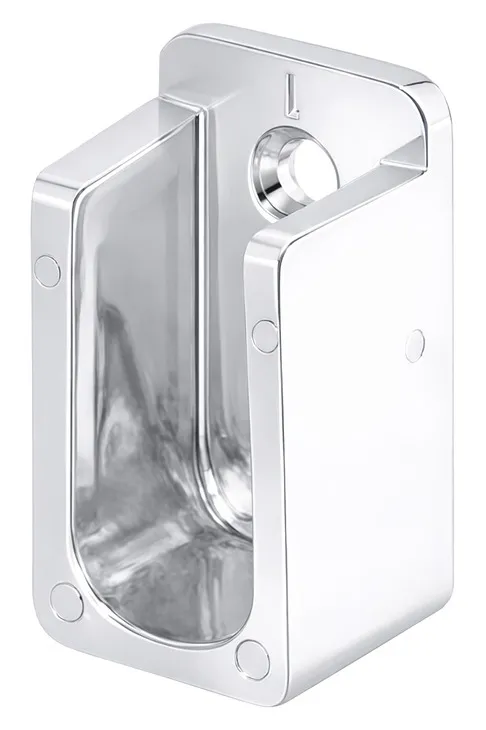 Closet Rod Support, for Screw Mounted on Side Panel, as shown
