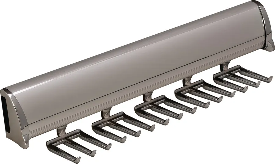 Tie Rack, Synergy Elite Collection, 15 Hook, 11 7/8" Length in as shown