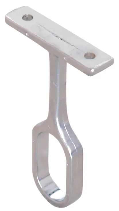 Surface Mount Center Bracket, for Oval Closet Rods in as shown