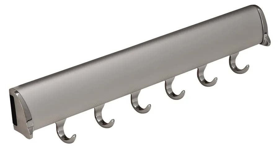 Belt Rack, Synergy Elite Collection, 6 Hook, 13 7/8", as shown