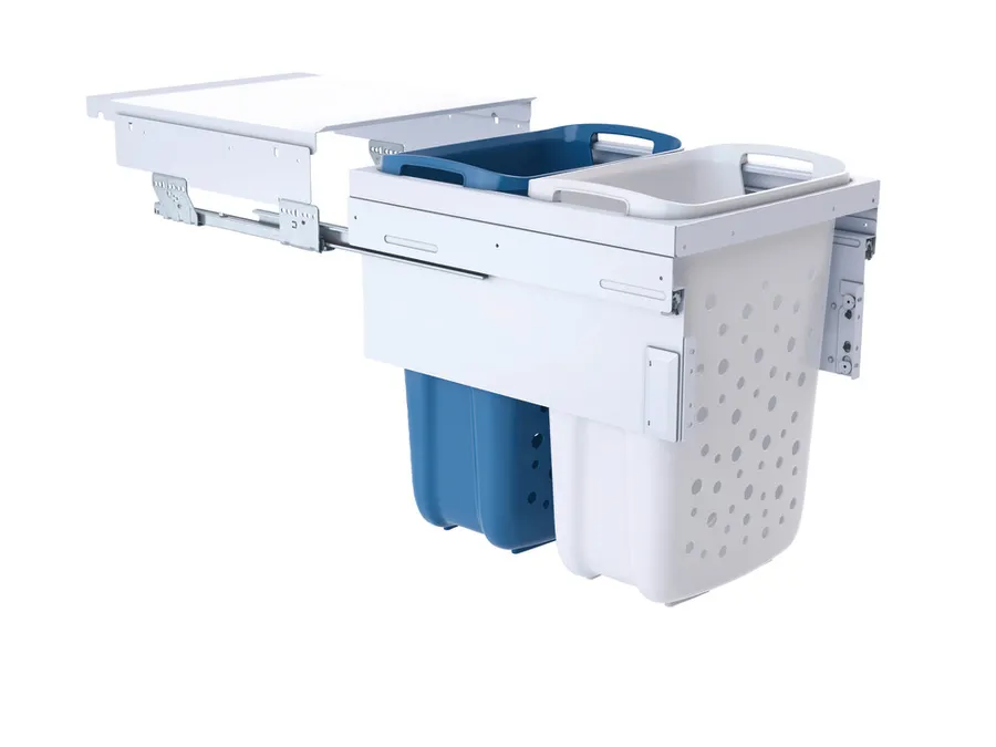 Laundry Hamper 45, 2 x 35 qts, as shown