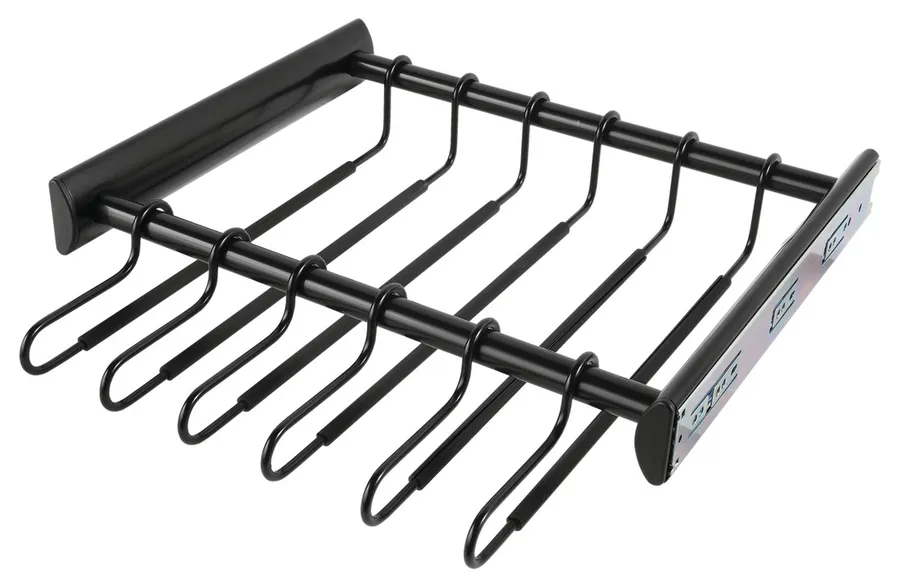 18 Hanger Pants Rack Pull-out, Synergy Collection, 24" Length, as shown