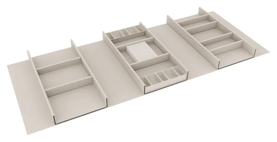 Jewelry Organizer Drawer Tray, Contour in as shown