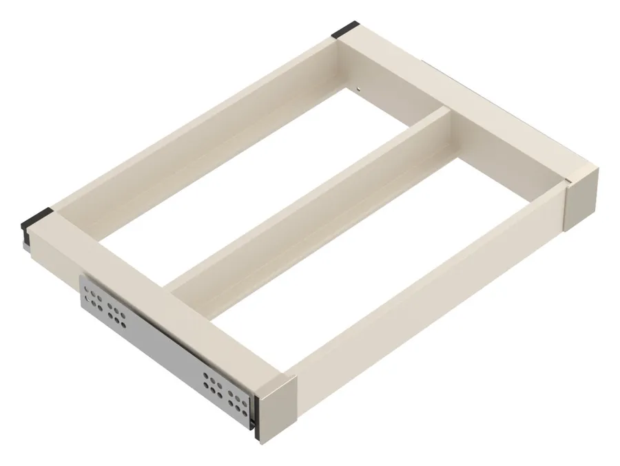 Pull-Out Tray Frame, Curate, 14" Depth, as shown