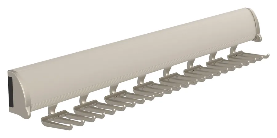 Tie Rack, 11 15/16" - 17 7/8" length in as shown