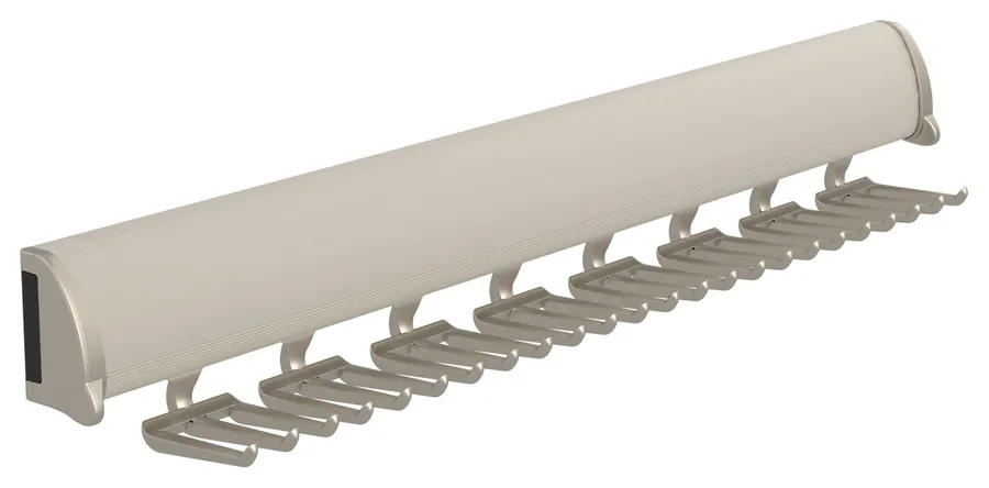 Tie Rack, 11 15/16" - 17 7/8" length in as shown