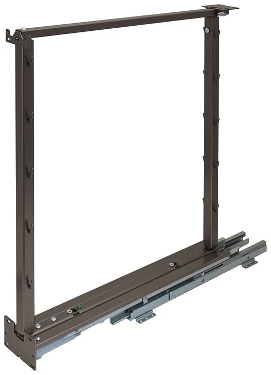Base Pull-Out Frame, Dispensa, 60 lbs max with Soft Close, as shown