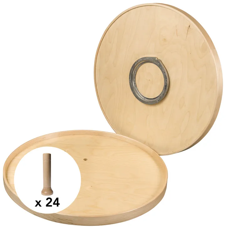 MagnaSusan, Super Susan, Full Round, Magnum Series, Maple in as shown