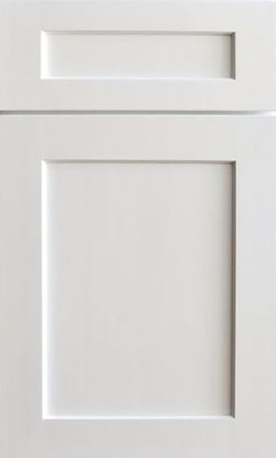 Arched Valance, Plain, shaker white