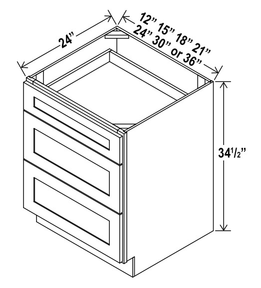Drawer Base Cabinet, floral espresso