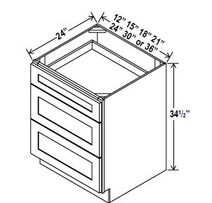 Drawer Base Cabinet, navy blue