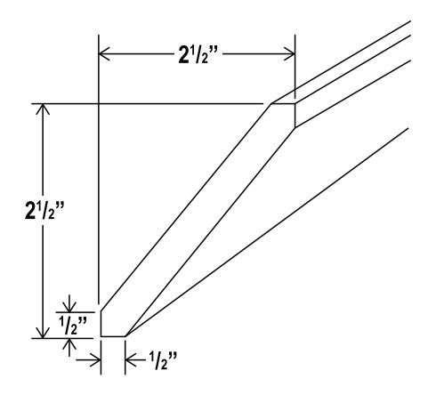 Angle Crown Moulding, shaker espresso