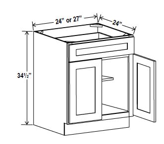 Base Cabinet, navy blue