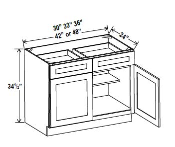 Base Cabinet, navy blue