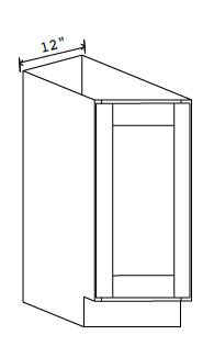 Angle Base Cabinet, navy blue