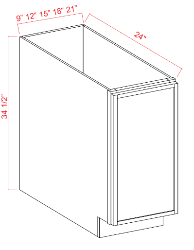 Base Cabinet - Full Height Door, treasure chest