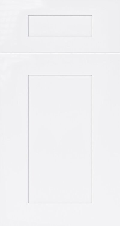 The Floral White door