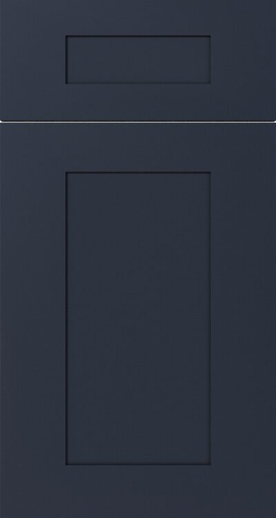 The Navy Blue door
